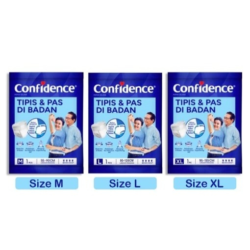 Confidence Pants Popok Celana Dewasa Orang Tua 4M 4L 4XL