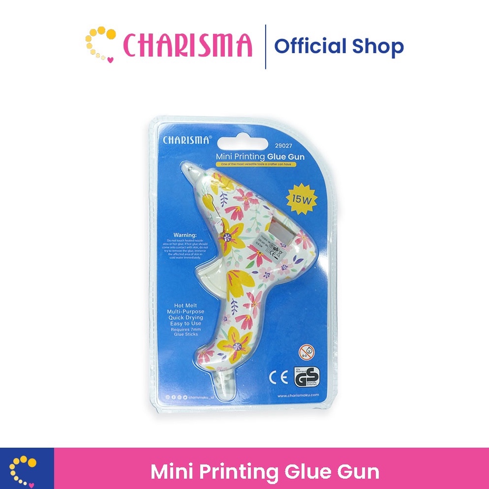 

Lem Tembak Glue Gun Charisma Glue Gun mini Hot Melt Glue Gun 15 Wat Lem tembak pistol listrik Glue Stick KODE U1E8