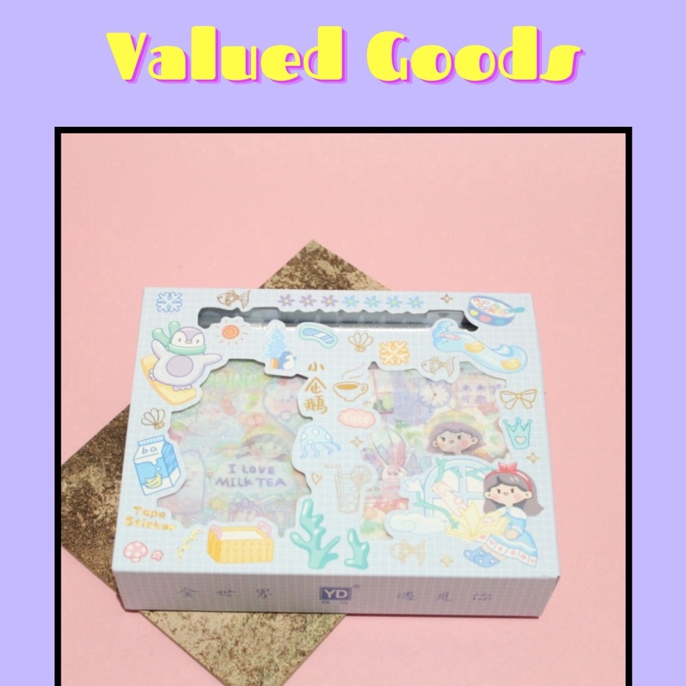 

KODE L4N2 Paket Sticker 24 Lembar Label Free Pisau Potong PINK HIJAU UNGU KUNING BIRU cute girl kado unik bungkus gambar hadiah sovenir alat tulis kerja sekolah kantor lucu