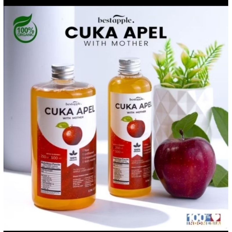 

CUKA APEL Best Apple 500ML- APPLE CIDER VINEGAR ORIGINAL