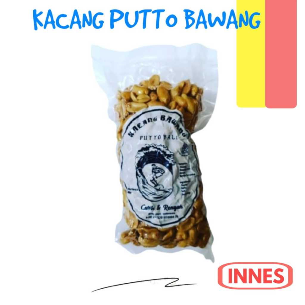 

Kacang Putto Bawang Asin / Kacang Bungkusan / Kacang Putto Bali 300 Gr