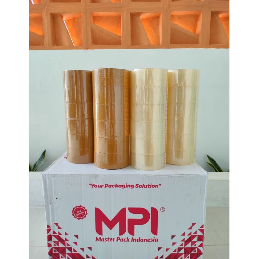 

Lakban Bening Cokelat MPI 45mm x 1 Yard Lakban Packing 1Slop KODE V6U3