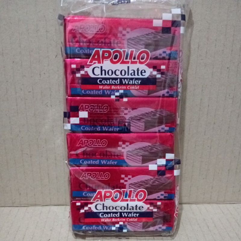 

Apollo Chocolate Coated Wafer Isi 12