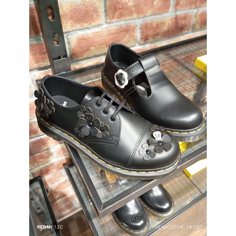 DOCMART DR MARTENS POLLY BEX BLACK 36 - 41 NEW ORIGINAL
