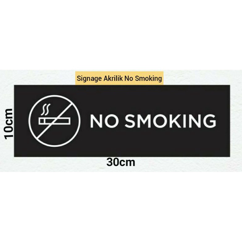 

KODE P3K4 Signage No Smoking AkrilikPapan No Smoking