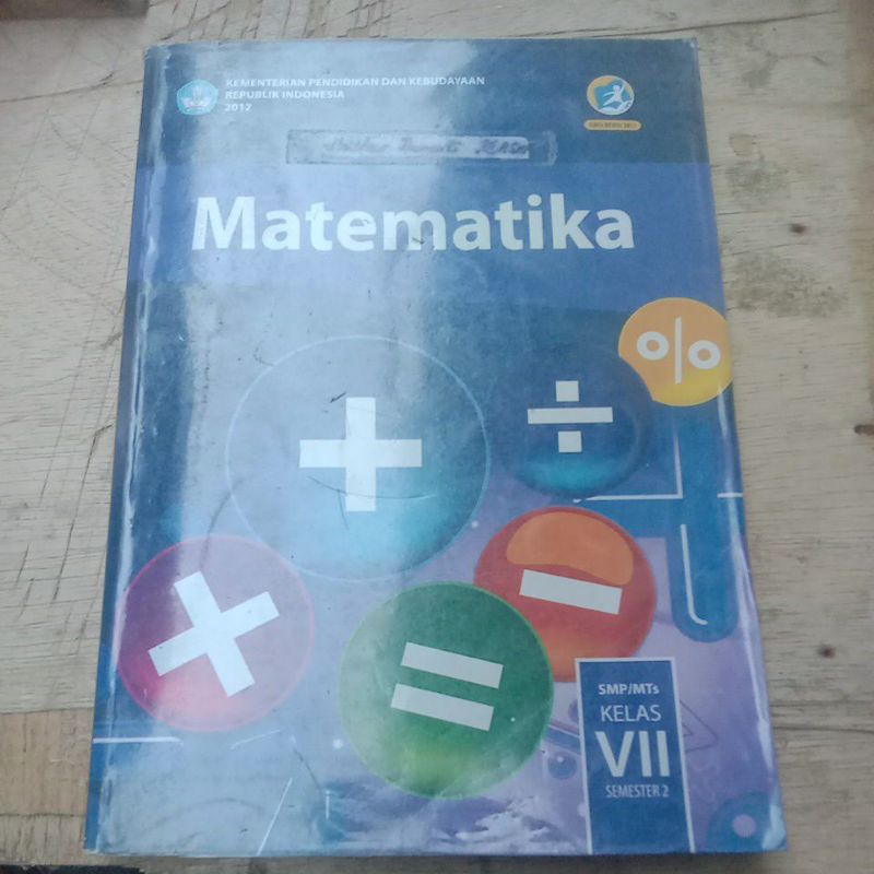buku matematika kelas VII/7 semester 2