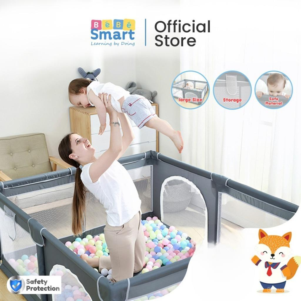 BEBE SMART Pagar Bayi / Pagar Bayi Bermain / Pagar Mainan Anak / Playpen Bayi / Pagar Main Anak