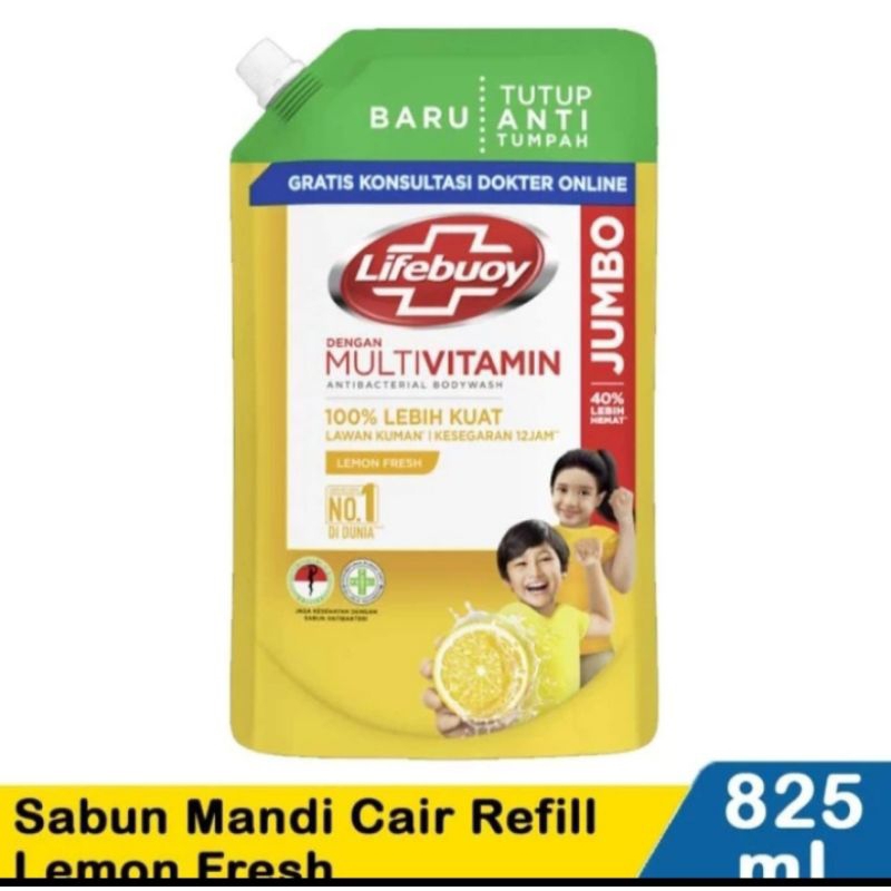 Lifebuoy Lemon Fresh Sabun Cair 825 ml