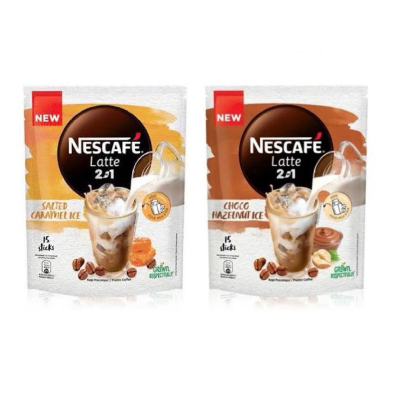 

BARU!!! Nescafe Latte 2in1 Choco Hazelnut Ice / Salted caramel Ice