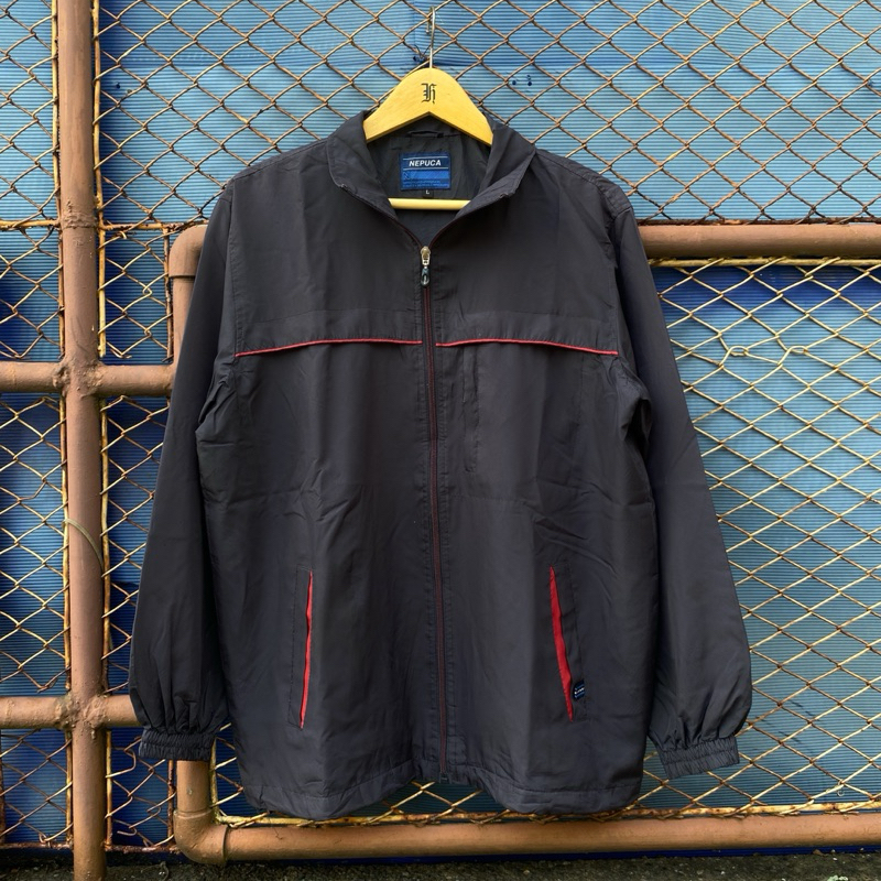 Nepuca Navy Jacket varsity bomber crewneck hoodie sukajan uniqlo vneck flight harrington