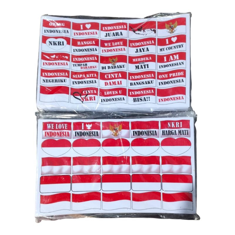 

Stiker Pipi Merah Putih // Stiker Agustusan // Mainan Stiker Pipi