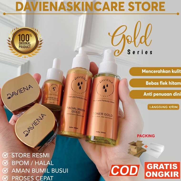 DAVIENA SKINCARE GOLD SERIES  BANJARMASIN  DAVIENASKINCARE  b U7W7