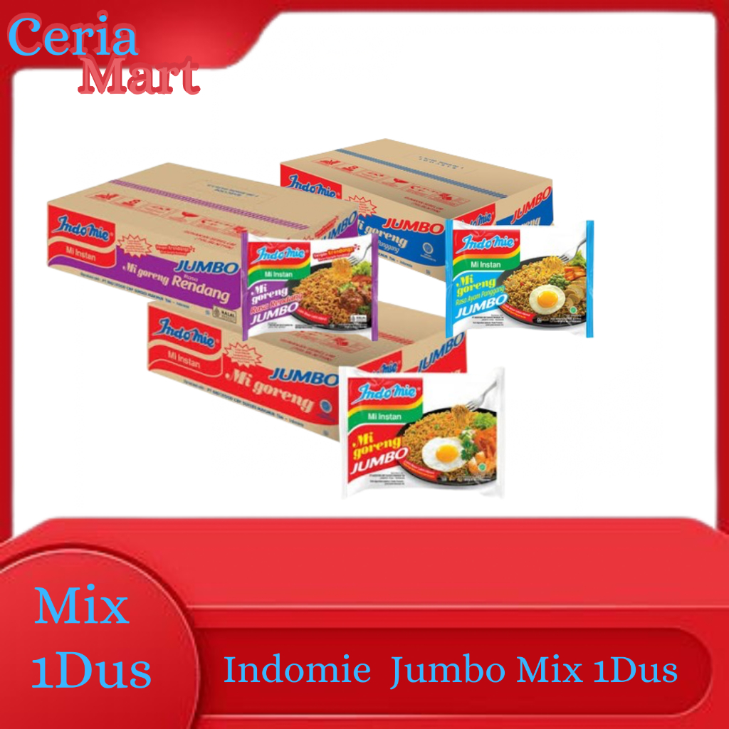 1 Dus isi 24 pcs / Indomie Mie Goreng Jumbo