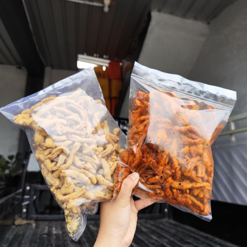 

[1KG MIX] KERIPIK USUS AYAM CRISPY PEDAS DAUN JERUK PREMIUM