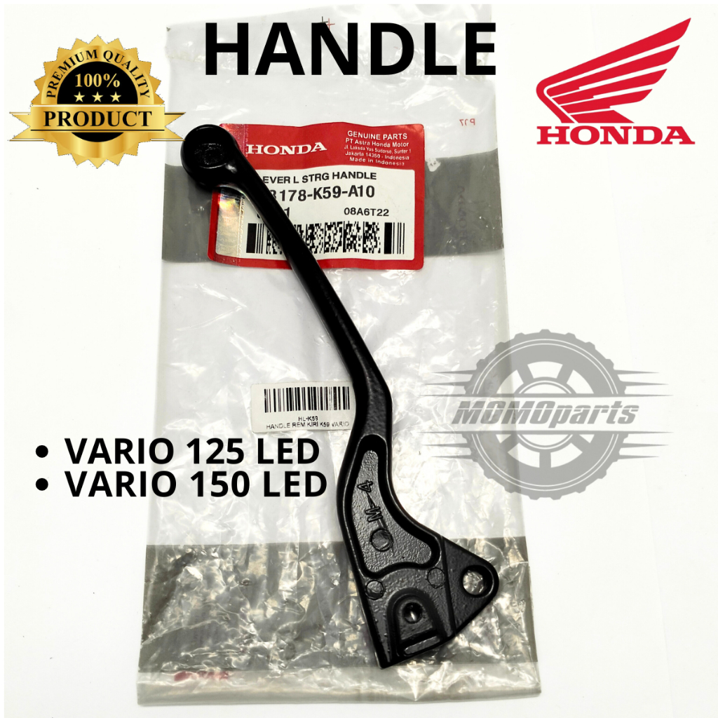 ORIGINAL HANDLE REM KIRI K59 VARIO 125 LED VARIO 150 LED KUALITAS ASLI ORI AHM HGP HANDEL GAGANG REM