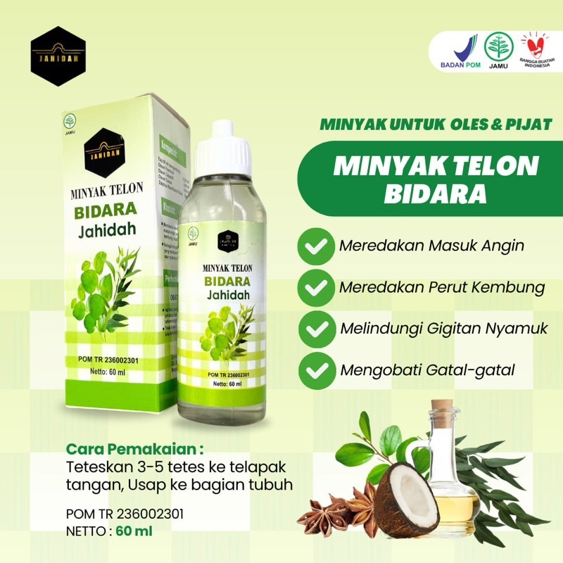 Cod Minyak Telon Bidara extrak Daun Bidara Original Minyak untuk oles & pijat aromatheraphy berikan 