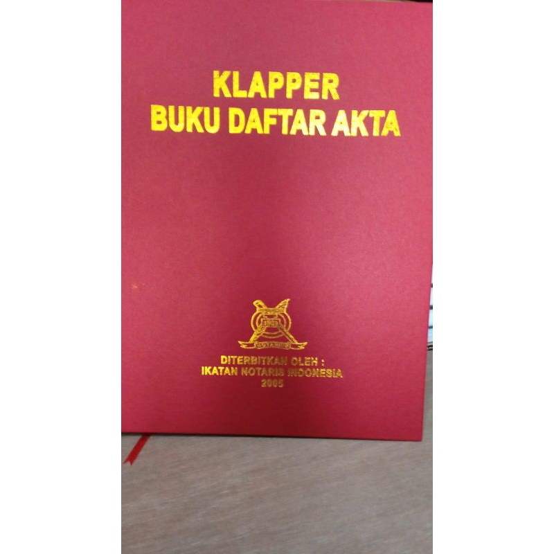 

klaper Buku Daftar Akta