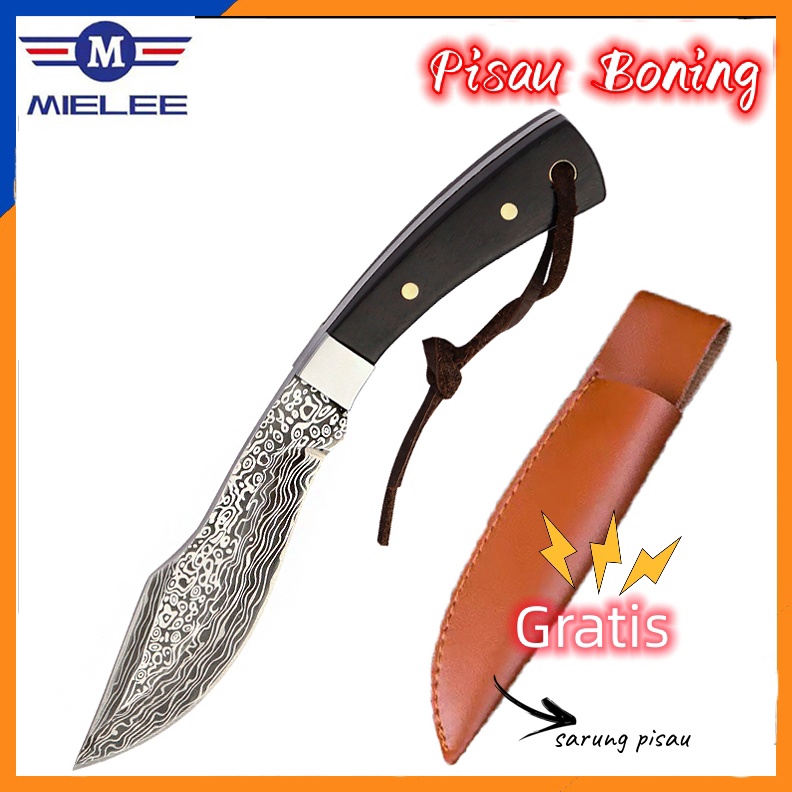 KODE N34S MIELEE Pisau Super Tajam Jepang Pisau Luar Ruangan Impor Pisau Daging Pisau Daging Lipat M