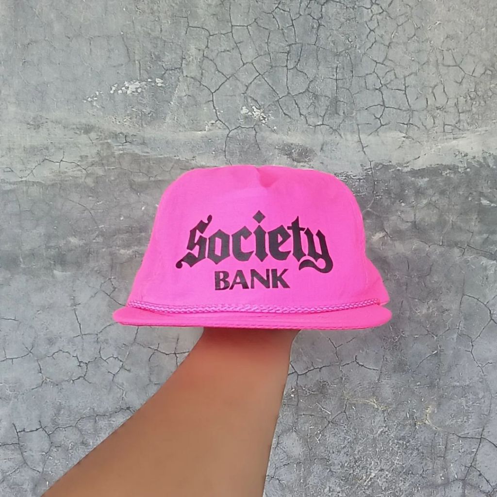 Topi Rope Hat Vintage Society Bank Original