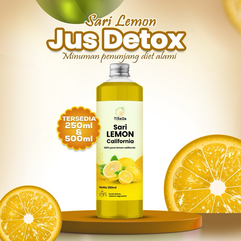 

SARI LEMON CALIFORNIA PURE 100% | 250ML SARI LEMON UNTUK DIET