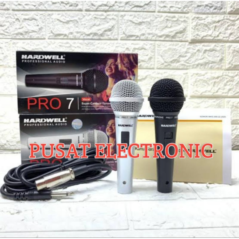Mic Kabel Hardwell Pro 7 Original Mic Kabel Hardwell Garansi resmi