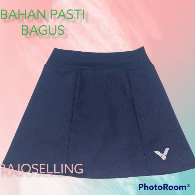 KODE P32Y Rokbadmintonnavyrokpendekpakaianolahragawanitabulutangkis