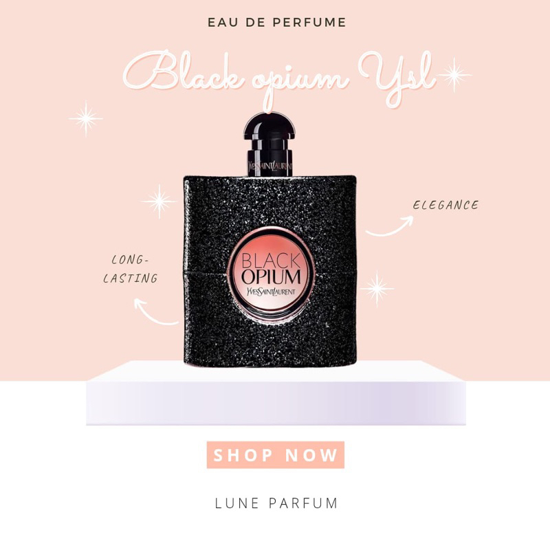 PARFUM BLACK OPIUM | 100% ORIGINAL IMPORT PARFUM EDP BLACK OPIUM