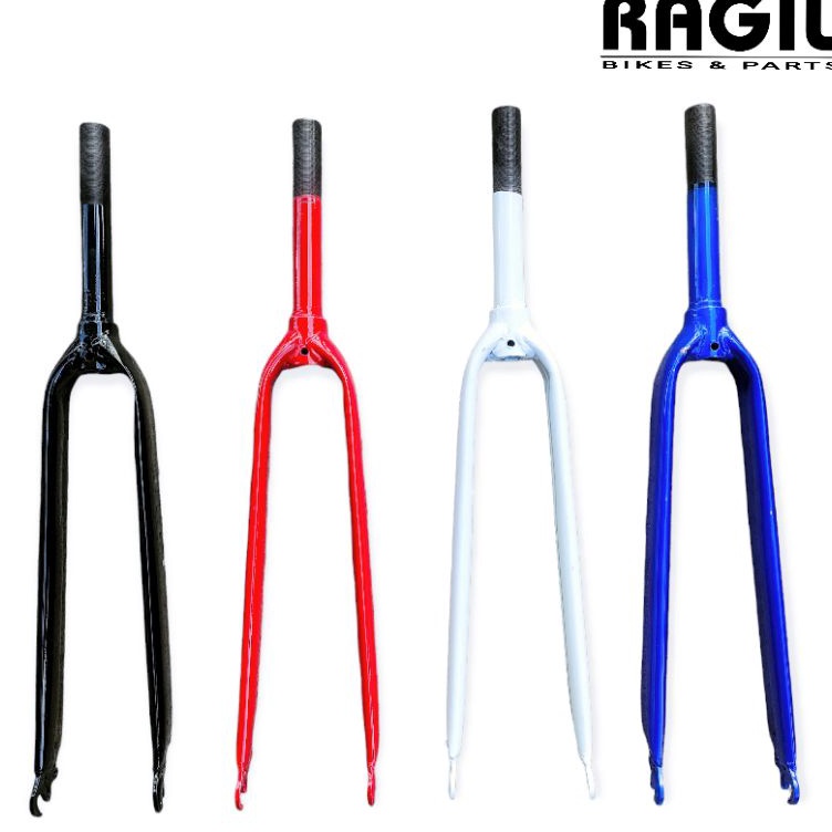 KODE R5T FORK SEPEDA FIXIE 7 C 7C GARPU STANDAR DAN OVERSIZE 222 254 286 HITAM PUTIH MERAH BIRU FIXI