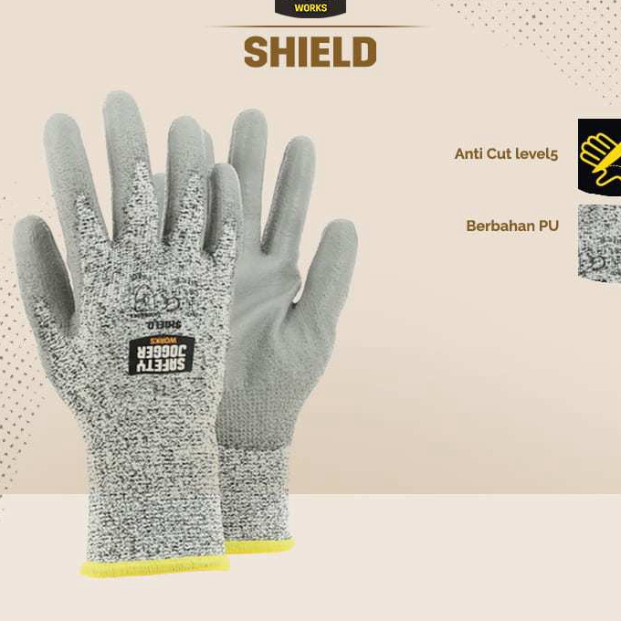 Murah Safety Jogger Works Sarung Tangan Shield Original