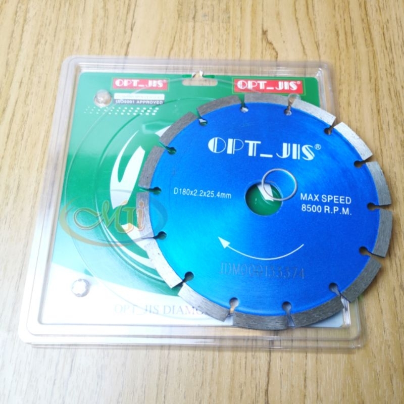 Mata Pisau Potong Keramik Granit 7 Inch OPT Germany Diamond Cutting Wheel 7 Inch
