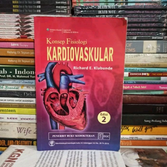 Buku Original Konsep Fisiologi KARDIOVASKULAR Richard E. Klabunde Edisi 2 Bekas