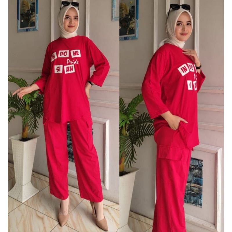 Pakean Yoga Gym Fitness Murah One Set Seragam Ibu2 Terbaru 2025 Srtel Setelan Senam Olahraga 1Set Ba