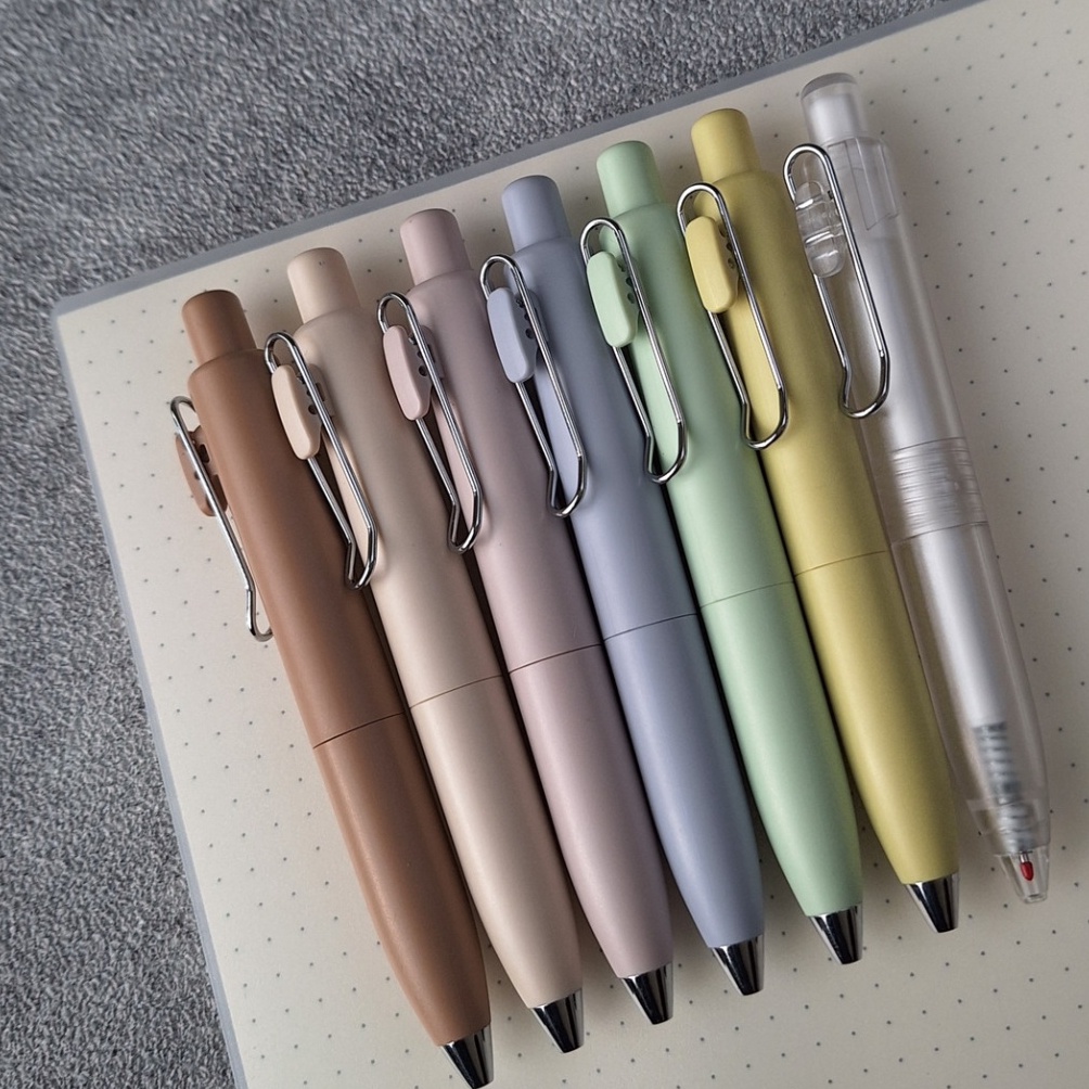 

SPECIAL PROMO MINI Pocket Gel Pen Bukan Uni Ball One 5 mm Pulpen Gel Mini macaron pastel