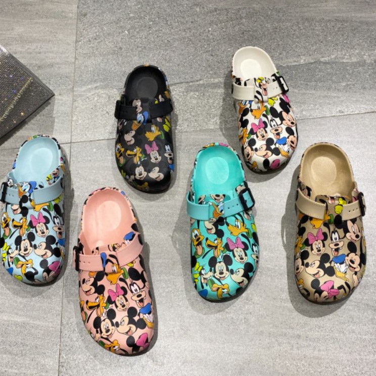 Pasti Terjamin  Sandal Baim Tawana Anak Couple Dewasa Disney Import High Quality