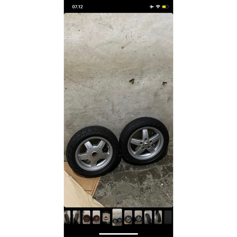 velg vespa matic lx lxv s + ban tebal