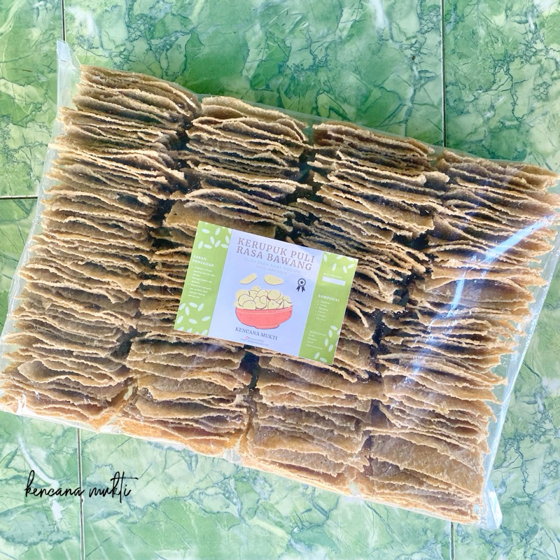 

[Grade A] 1 Ball / 2,5 kg Kerupuk Gendar | Lempeng Puli | Opak | Kerupuk Puli Khas Madiun