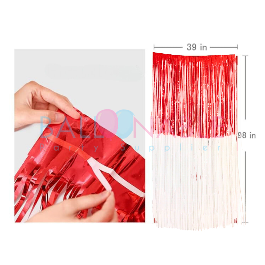 HARGA TURUN Tirai Merah Putih / Tirai Dirgahayu RI / Indonesia