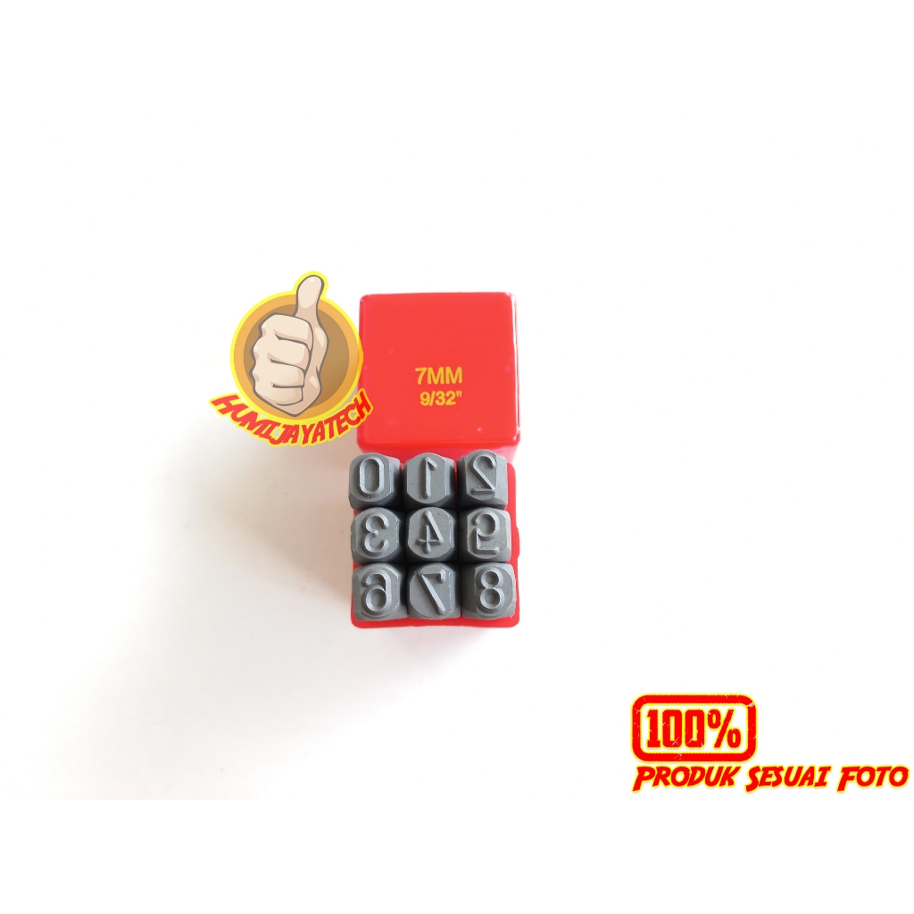 Alat Ketok Angka 7mm Toyoda / Ketok Angka 7mm