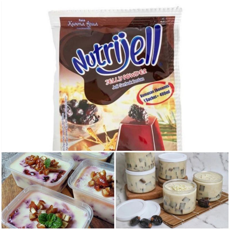 

Nutrijell Kurma serbuk jelly powder instan 10gr