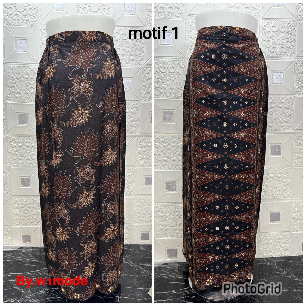 NEW ADINDA Rok Tumpal Betawi Pucuk Rebung Motif Bunga / Rok Batik Wisuda / Rok SPAN Tumpal Batik / R