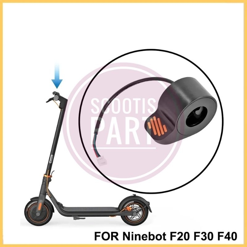 Tuas Gas Thumb Throttle Skuter Listrik Segway Ninebot F20 F25 F30 F40