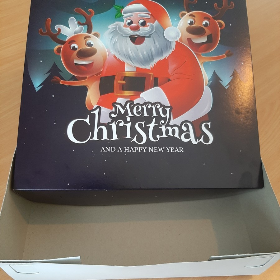 

Dus Kue Natal Ukuran 25 Tinggi 7 Cm Cake Box Santa Christmas Premium