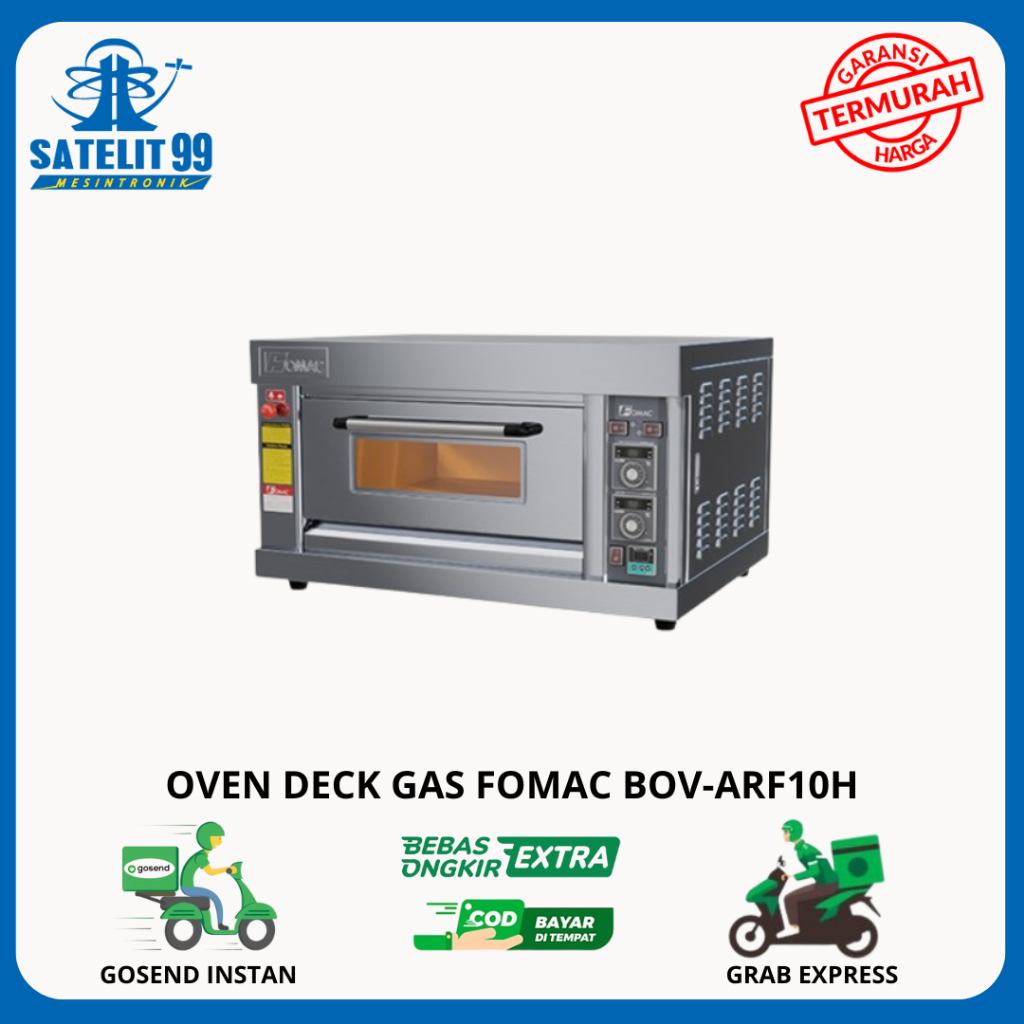 OVEN GAS FOMAC BOVARF-10-H