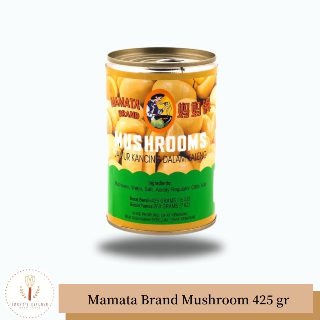 

Mamata Brand Mushroom / Jamur Kancing / Jamur Kaleng 425 gr