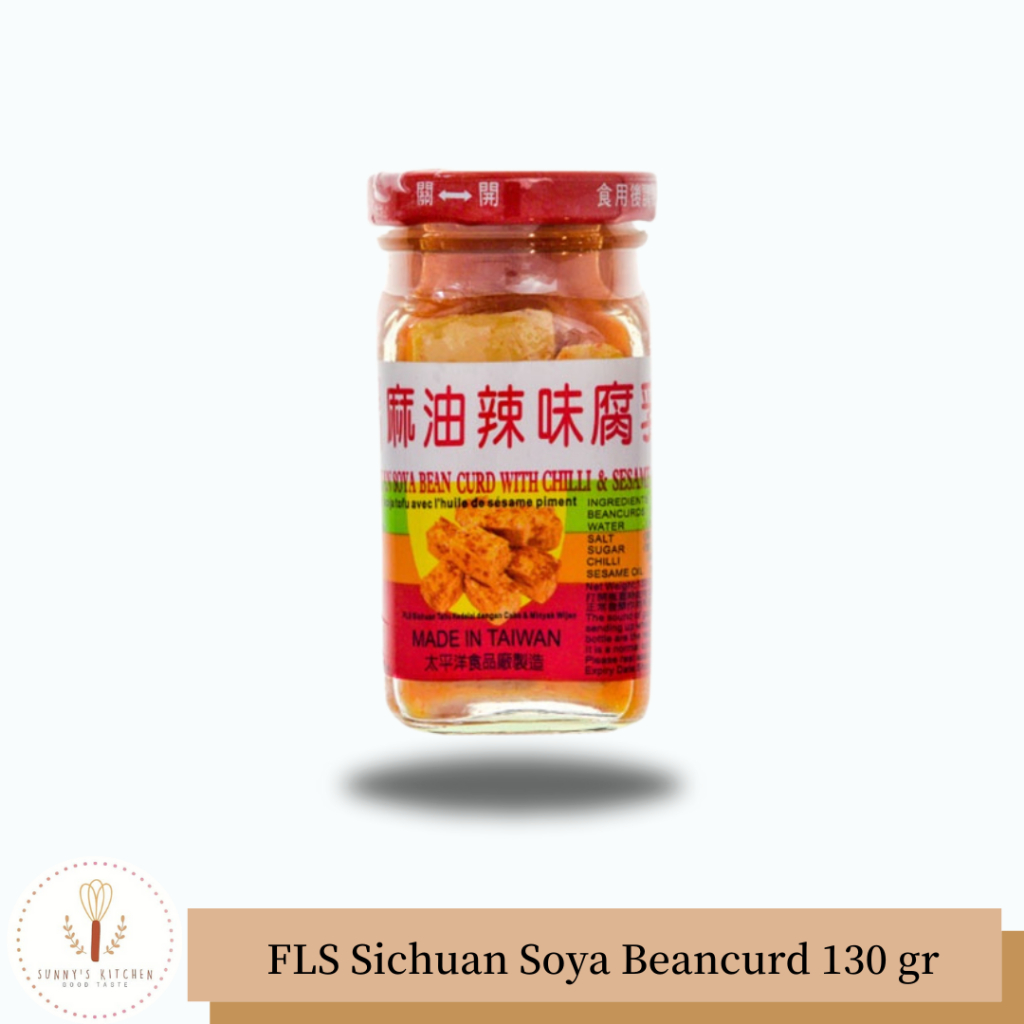 

FLS Sichuan Soya Bean Curd with Chili & Sesame Oil 130 gr / Tahu Fermentasi/ Theufuji / Taufuji