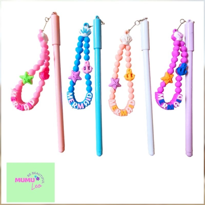 

Ballpoint bolpoin bolpen gelang tulisan Mermaid lucu dan unik