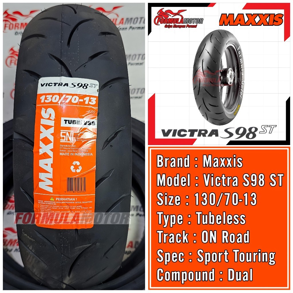 Ban Belakang Maxxis 130/70-13 Tubless PCX 160