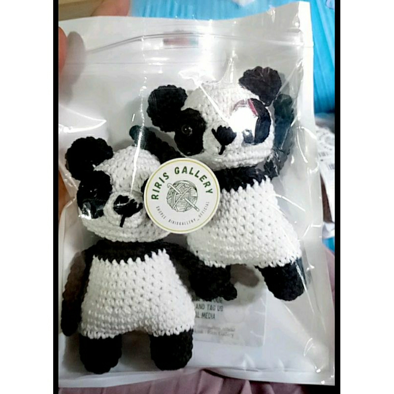 SouvenirPernikahanGanciRajutPanda
