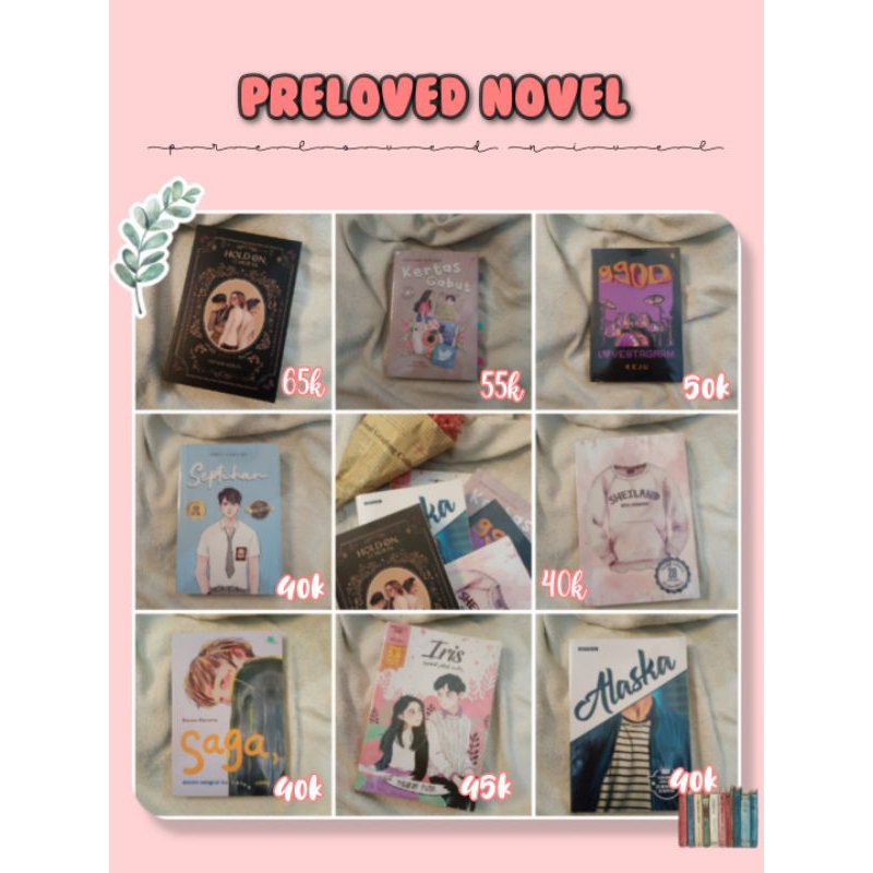 PRELOVED NOVEL hold on its hurt, lovestagram, kertas gabut, septihan