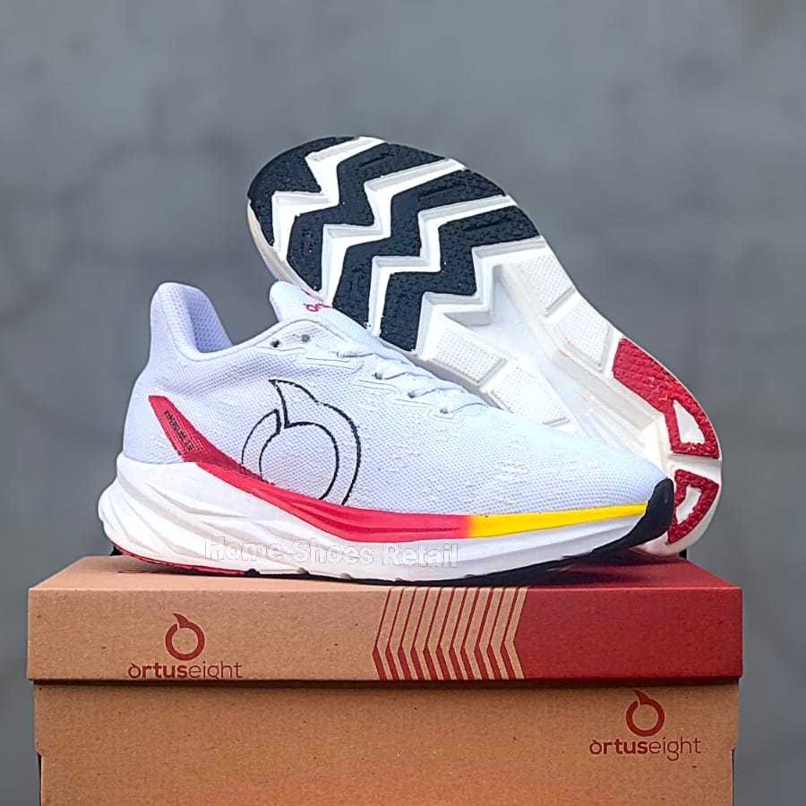 SEPATU LARI PRIA ORTUSEIGHT HYPERGLIDE 2.0 WHITE SEPATU RUNNING OLAHRAGA JOGING